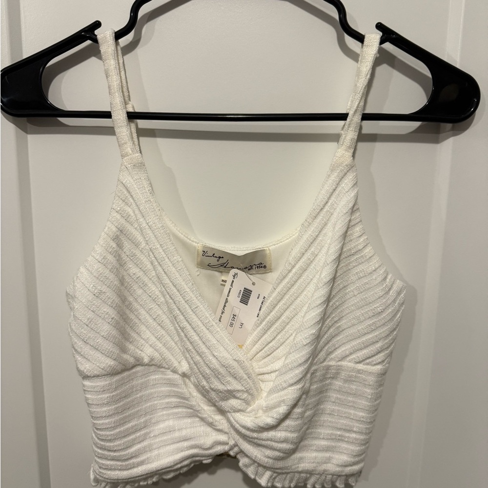 Vintage Havana Cream Textured Camisole